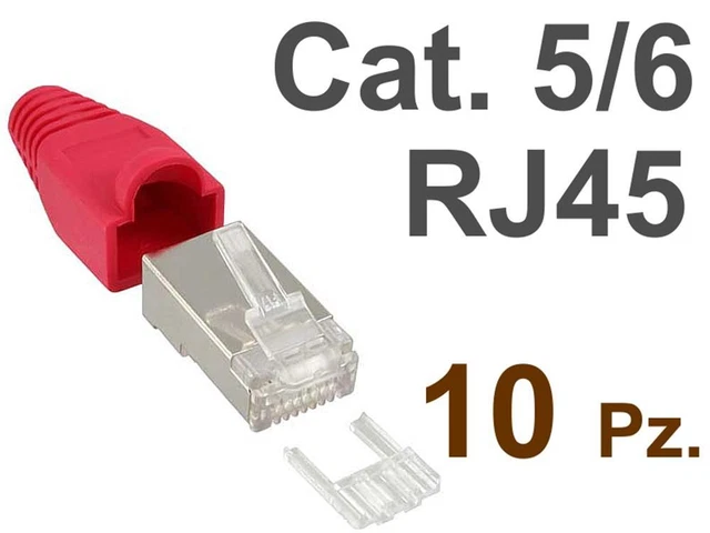 100 Connettori Da Crimpare CAT6 UTP - Foto 8