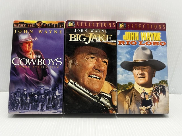 JOHN WAYNE VHS Lot Of 3 The Cowboys Big Jake Rio Lobo Vintage £8.90 ...