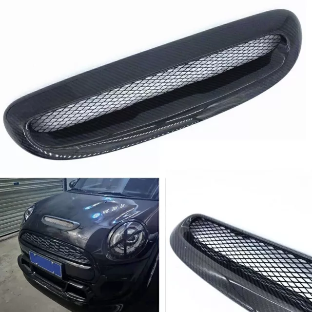 Front Hood Bonnet Scoop Vent Cover Kit For Mini Cooper F55 F56 F57 2014-19 2015