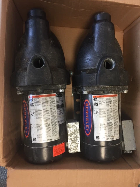berkeley 5pn-10 Self-priming Shallow Well Jet Pump - Used Special W/ Spare Parts