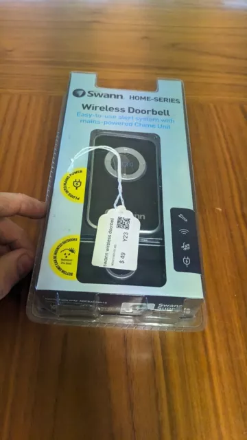 Swann Wireless Door Chime with Receiver 32 Chimes Sound new sealed M