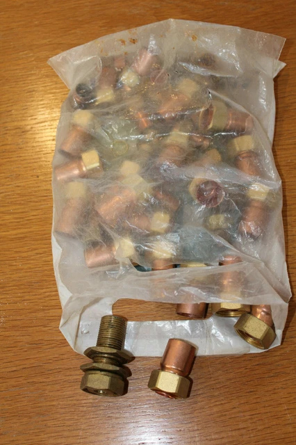 Everflow 3/4 Copper Union Fitting - Sweat To Male Threaded Connector For Plumbing