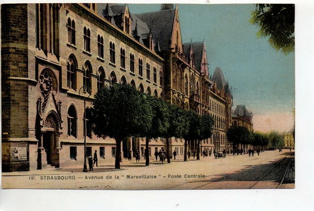 Thème LA POSTE - Bureau de Poste - CPA 67 - STRASBOURG -  la poste 4