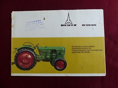DV Prospectus/Brochure Agricole Tracteur DEUTZ Gamme 06 D68 D6806 6806 A 