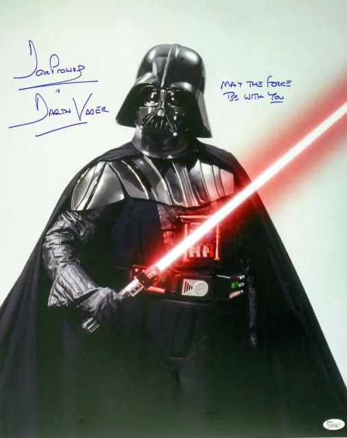 1977 David Prowse Star Wars Signed LE 16x20 Color Photo (JSA)