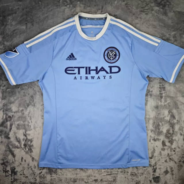New York City 2015/2016 Home Football Soccer Shirt Adidas L Large