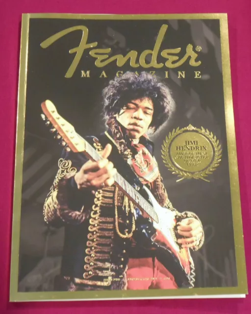 Original 2013 Fender Magazine, Volume 2, Hendrix On Cover, Mint, Free Shipping