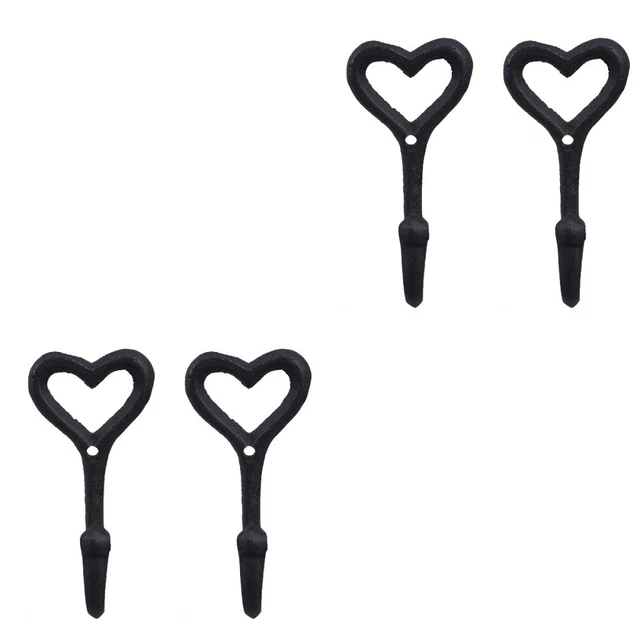 Gancio Da Parete In Ottone Vittoriano Per Cappello, Cappotto - Foto 4