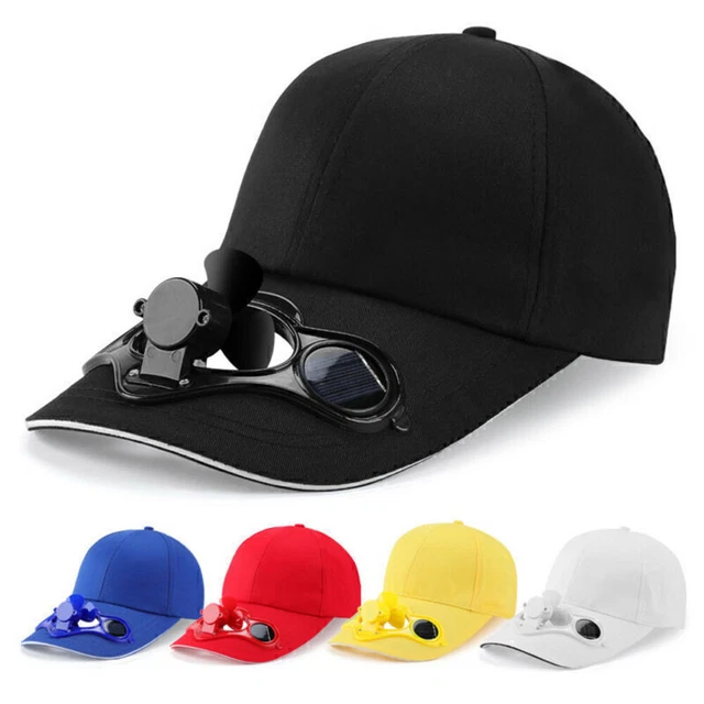 BASEBALL CAP HUT mit Solar Ventilator kreative Basecap Kappe Sommer