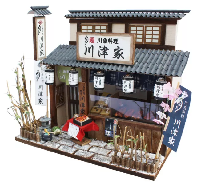 Doll House Miniature Model Kit Figure Handcraft SHIBAMATA Unagi Eel Shop Billy