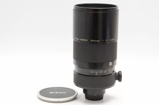 【 EXC+5 】 Nikon Reflex NIKKOR 1000mm F11 Mirror MF Telephoto Lens from Japan