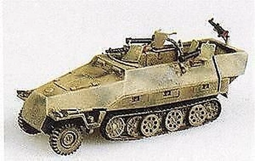SOLIDO TANK MUSEUM allemand Hanomag Stummel Sdkfz 251/9 Panzer Char 1