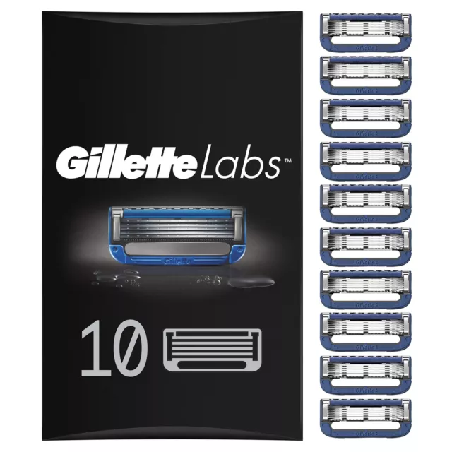 Gillette Labs Lamette di Ricambio per Rasoio di Sicurezza Riscaldato Confezio...