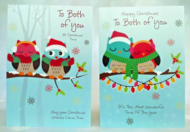 Christmas cards pack of 12 greeting cards 2 designs code 50 with envelope