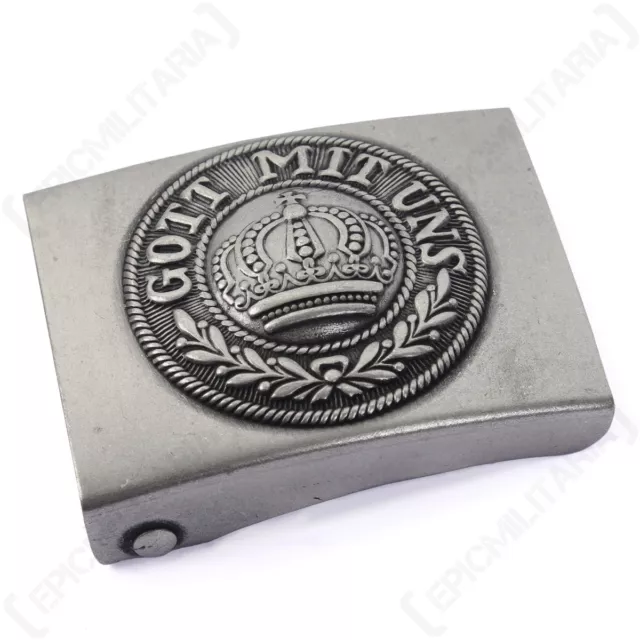 WW1 GERMAN ARMY M1915 PRUSSIAN BELT BUCKLE - EM/NCO Reproduction 2