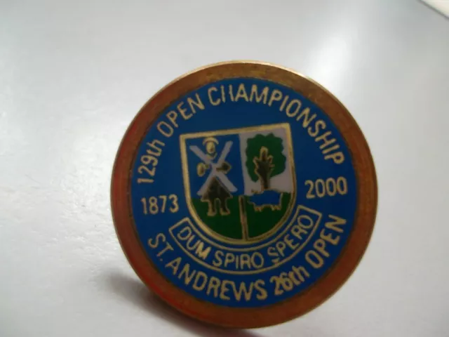 129th Open Championship 1873-2000 St Andrews 26th Open - blue ball marker