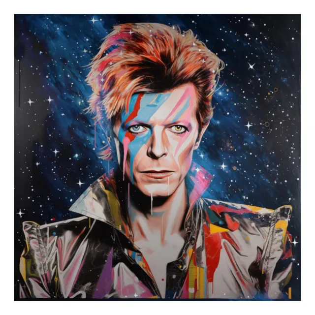 Chris Boyle Pop Modern Art print David Bowie Star man Artist proof 10/10