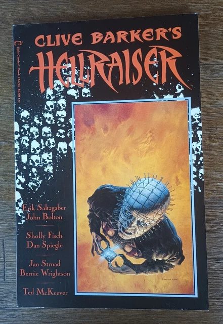 Clive Barker's Hellraiser #1 1989 Marvel Epic Comic Cover Appearance Pinhead A
