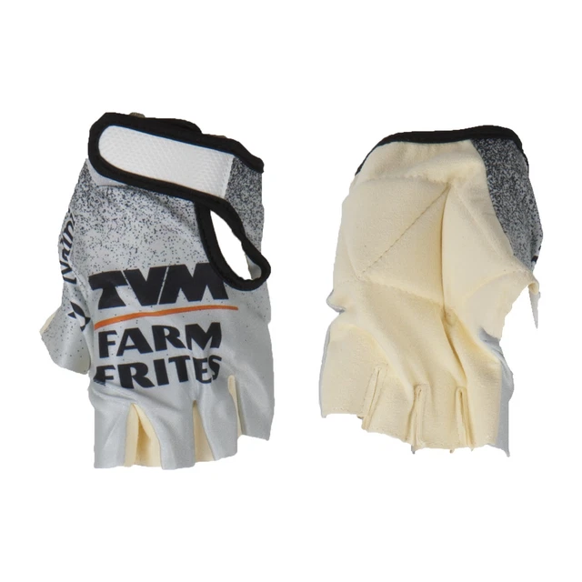 Guanti Ciclismo Vintage Team Tvm Farm Frites Cycling Gloves Sizes M Xl New