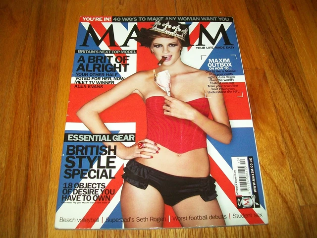Maxim UK oct 2001 Tara　Read Maxim Magazine October 2001 Tara Reid No Label Never Read | eBay