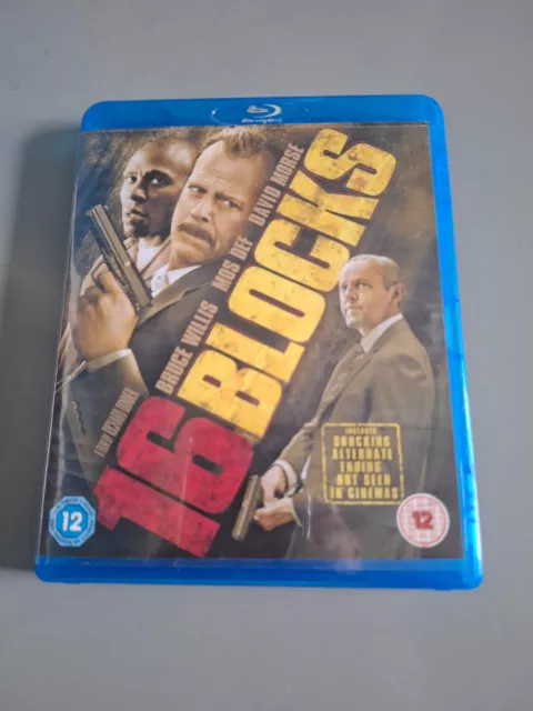 16 Blocks (2006) Bruce Willis. Blu-Ray. Free Postage UK.