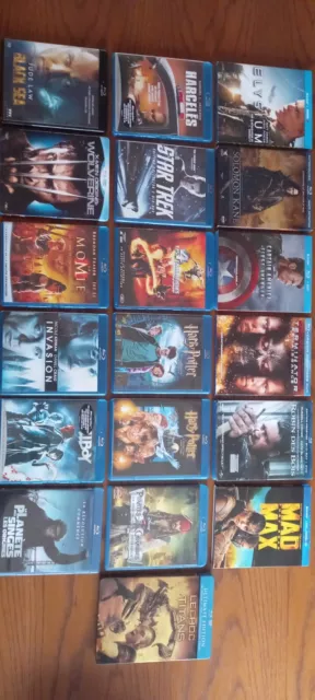 Lot 19 Blu Ray Quasi Neufs : Pirates Des Caraïbes, Harry Potter, Terminator...💎