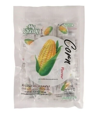 2 Packs Chewy Corn Candy Delicious Thai Fruit Premium Snack International Food