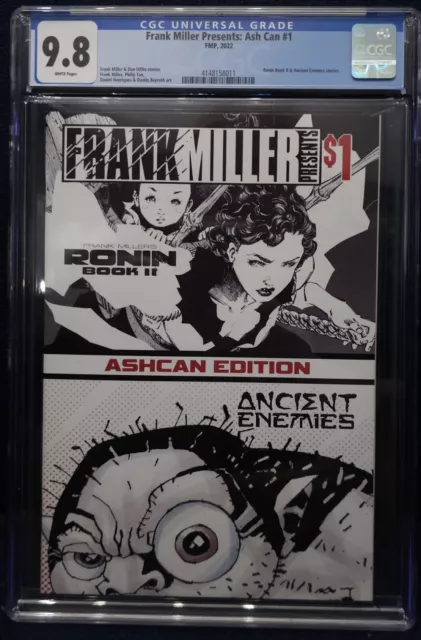 Frank Miller Presents Ashcan #1 1st Print  CGC 9.8 By Frank Miller