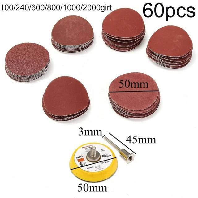 Mole abrasive lucidatura disco riparazione parti 60 pz set rotondo