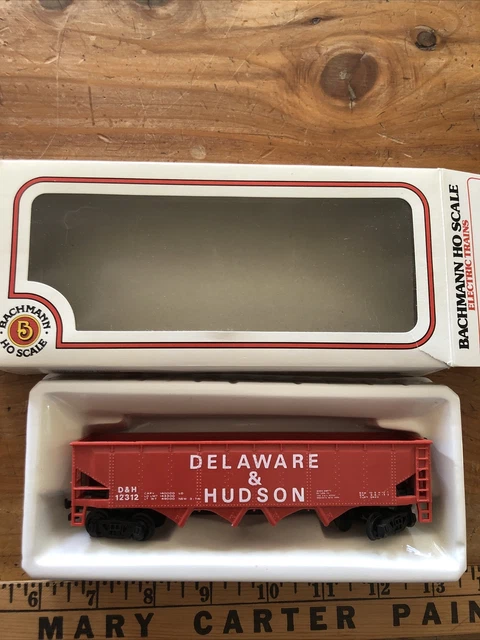 Bachmann HO Delaware & Hudson D&H 12312 4 Bay 42' Hopper Car Not Boxed