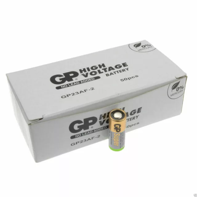 50 x GP 23AE 23A 12V Alkaline Battery