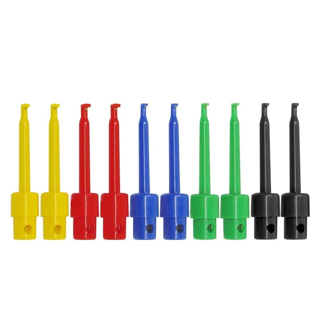 Clip gancio test parti accessori 10 pezzi per pinza elettrica fai da te isolata