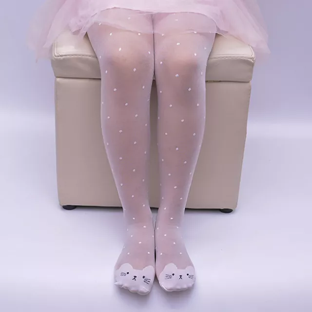 Girls Kids Baby Toddlers Cartoon Print Dress Stockings Tights Pantyhose   B