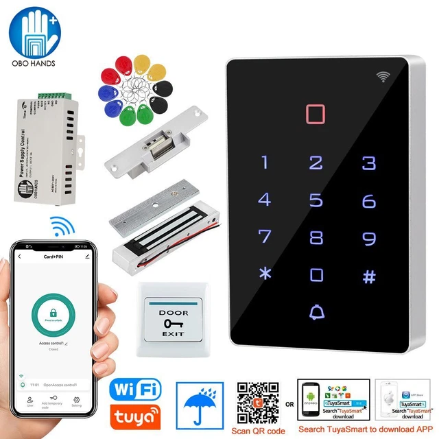 DOOR ACCESS CONTROL Kit WiFi Tuya Waterproof RFID Keypad Electric