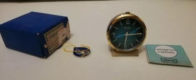 Orologio Sveglia Veglia Modello Enrica Da Tavolo In Ottone E Metallo - 2 Jewels