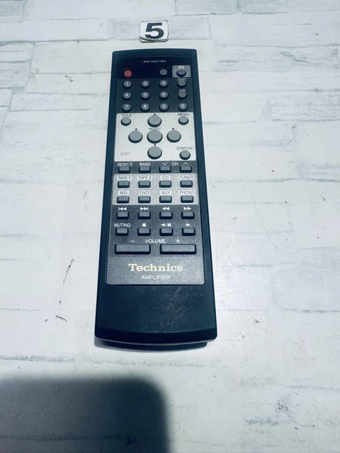 TECHNICS RAK-SUA11WH AMPLIFIER Remote Control Genuine for SU