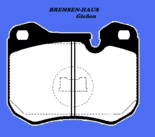 Bremsbeläge vorne passend für Porsche 924 / 944   Bj 78-91  (Frentex)