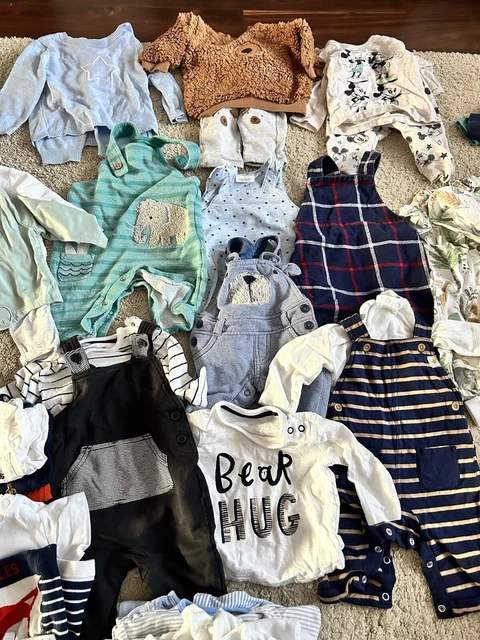 Big baby boy bundle 0-3/3-6 months- Next, Nutmeg, GAP, Joules