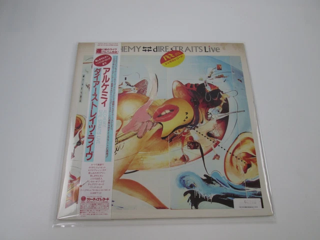 DIRE STRAITS ALCHEMY DIRE STRAITS LIVE VERTIGO 20PP-78,9 with OBI Japan LP Vinyl