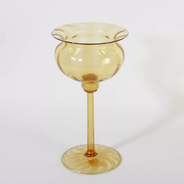 Soffiato Aufsatzschale auf Stiel Zecchin Martinuzzi ca. 1930 Murano Glas groß