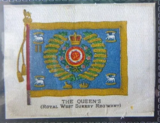 Muratti Ww1 Silk "Regimental Colours - Rb Series" Royal West Surrey No.25