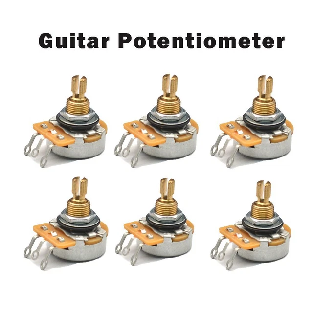 à panneaux Guitare électrique Guitare Potentiomètre Cuivre pur 250/500k