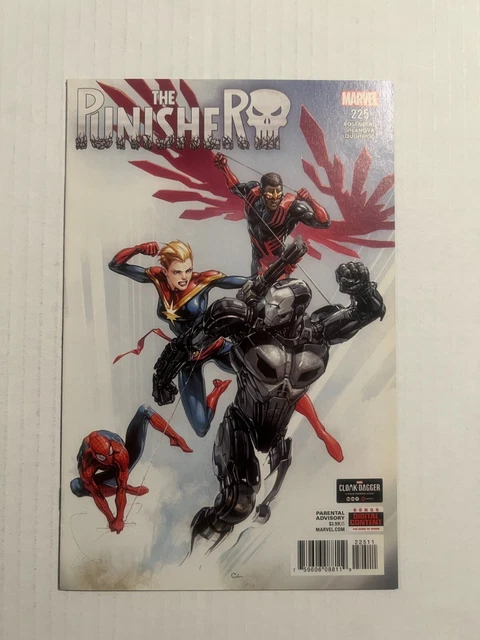 The Punisher #225 Punisher As War Machine Clayton Crain Cover Art 2018