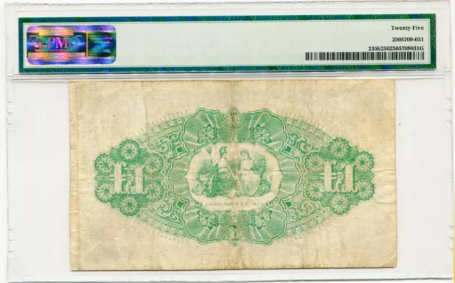 1936-46 Northern Ireland Provincial Bank of Ireland £1 One Pound Note PMG VF25 2