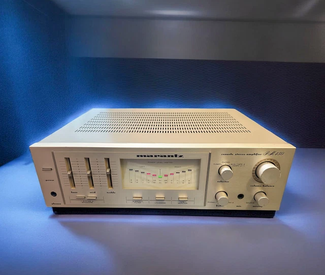 Rare Marantz 1050 Console Stéréo Amplificateur Hifi Amplificateur Complet