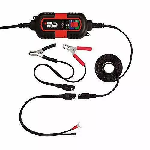 Black & Decker 6v 12v Car Bike Boat Caravan Automatic Trickle Battery Charger