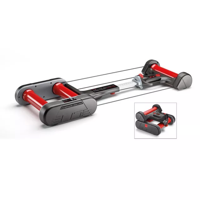 home trainer roller flottante quick-motion nero / rosso Elite allenamento bici