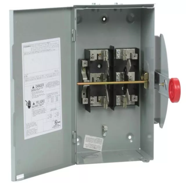 Eaton 100 Amp 24,000 Watt Outdoor Electrical Double Throw Safety Transfer Switch 3