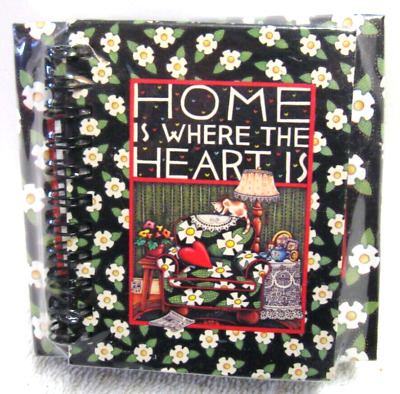 Mary Engelbreit "Home Is Where The Heart Is" Journal Notebook Pen & Storage Box