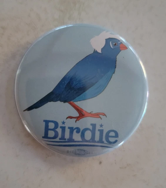 BIRDIE 2016 Bernie Sanders Pin Pinback Button